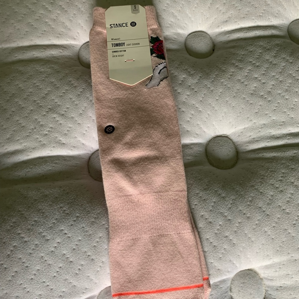 Stance new punk socks with rose/hand detail